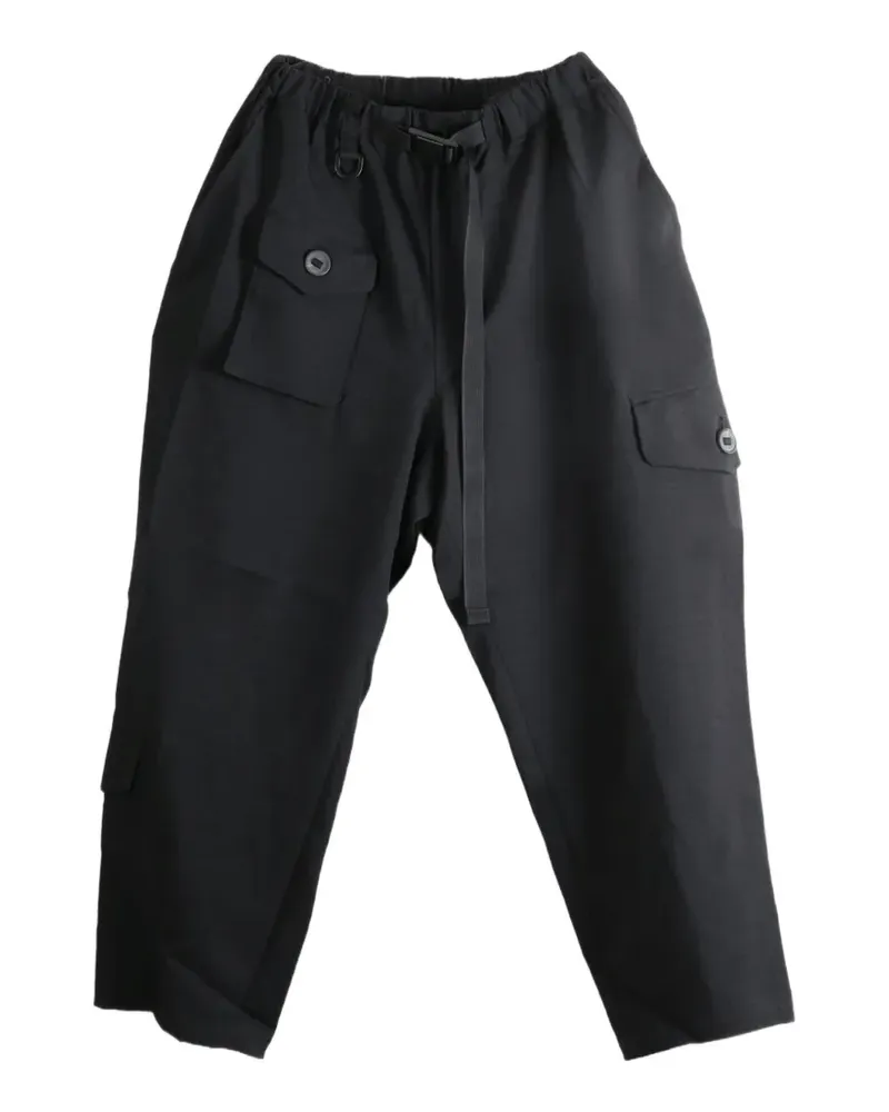 Y-3 belted wide-leg trousers - Schwarz Schwarz