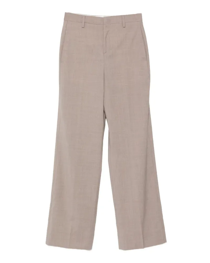 Briglia 1949 Lutetiaw belt-loops tailored trousers - Nude Nude