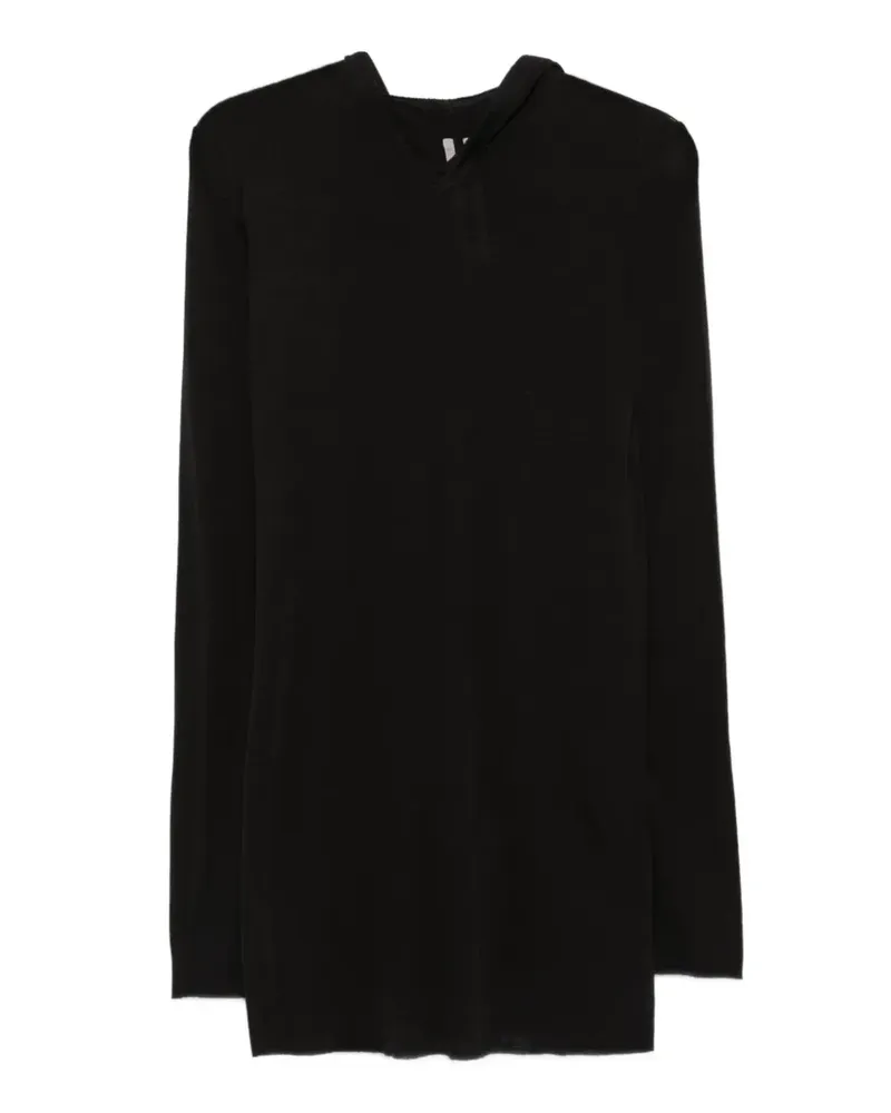 Rick Owens Klassisches Langarmshirt - Schwarz Schwarz