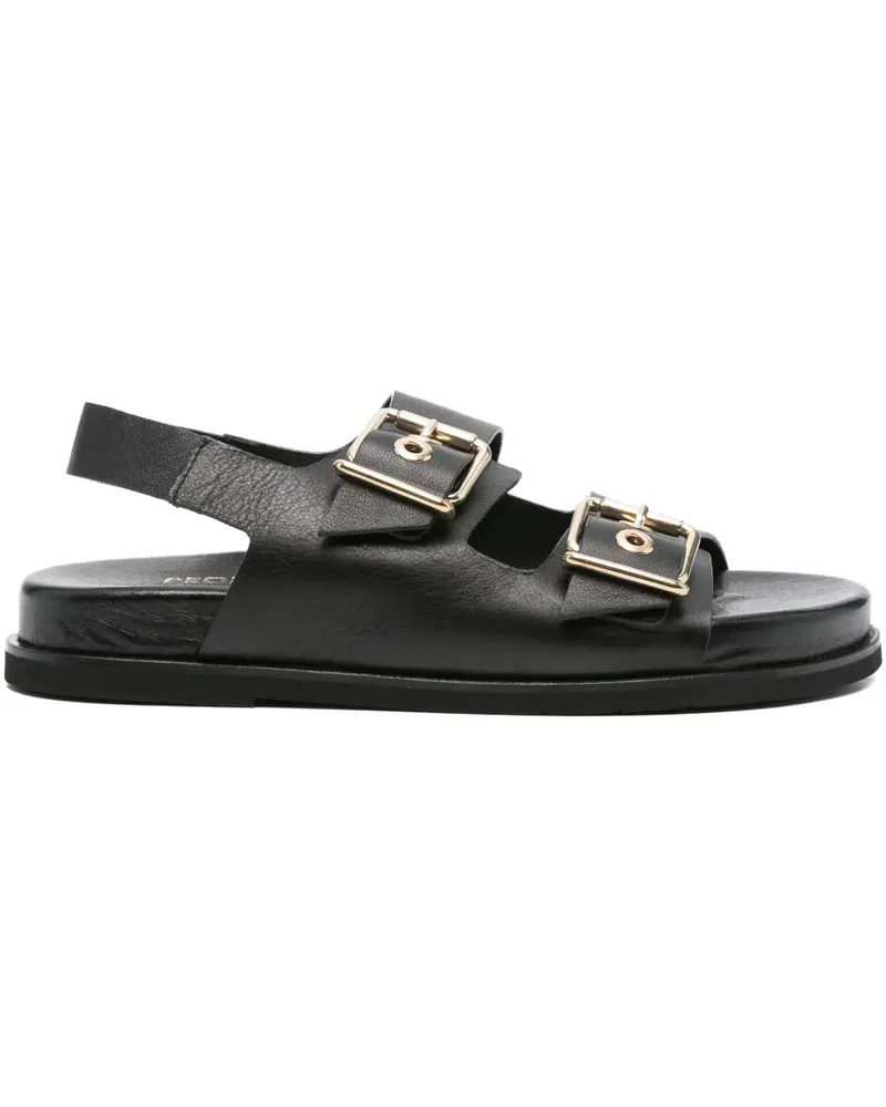 Pedro Miralles Quilmes Slingback-Sandalen mit Schnallen - Schwarz Schwarz