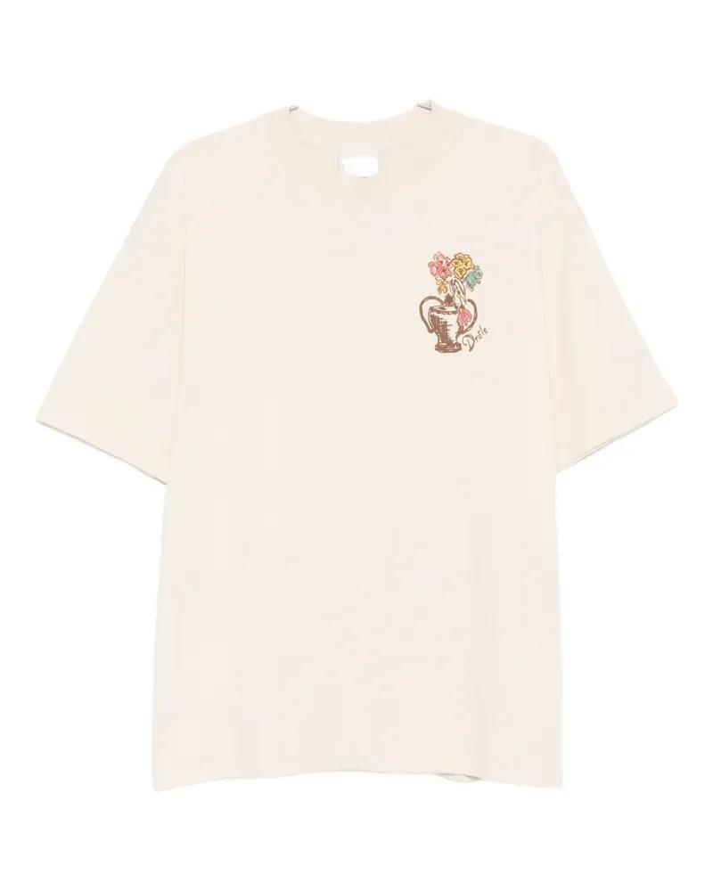 Drôle de Monsieur Vase Havana T-shirt - Nude Nude