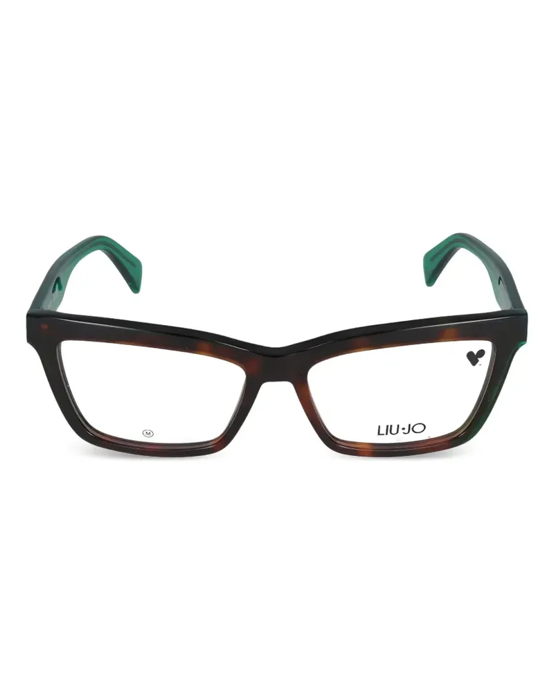 Liu Jo rectangle eyeglasses - Braun Braun