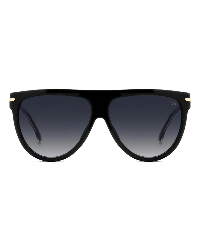 Victoria Beckham Getönte Pilotenbrille - Schwarz Schwarz