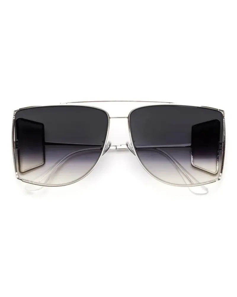 RETROSUPERFUTURE Autore 2Tone Sonnenbrille - Silber Silber