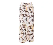 Hose mit Print - Weiß