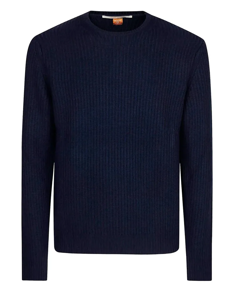 Alpha Industries Gerippter Pullover - Blau Blau