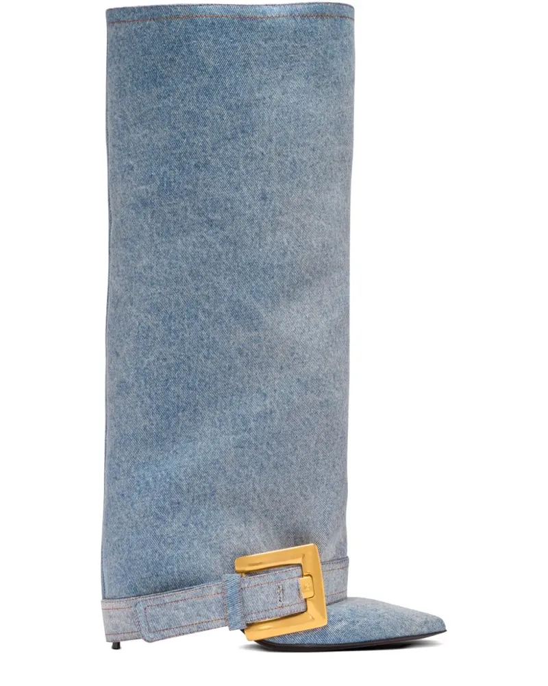 Balmain Anthem Stiefel - Blau Blau