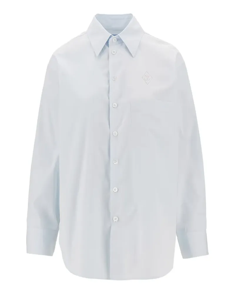 Seafarer Hemd mit Brusttaschen - Blau Blau