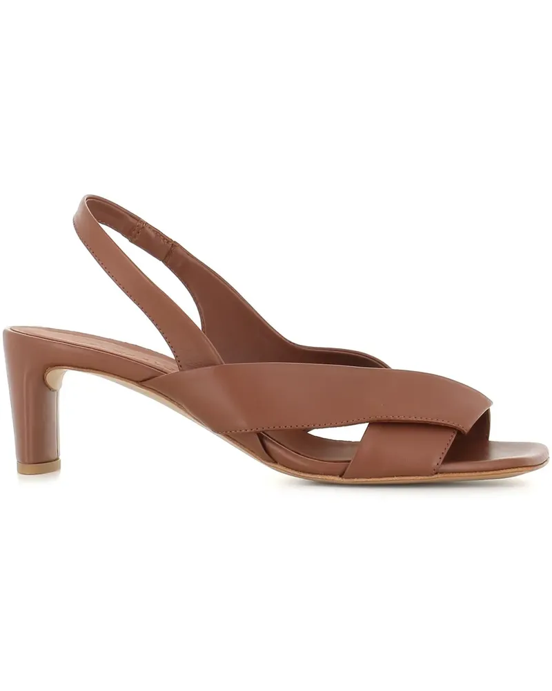 Roberto del Carlo Sandalen aus Leder 55mm - Braun Braun