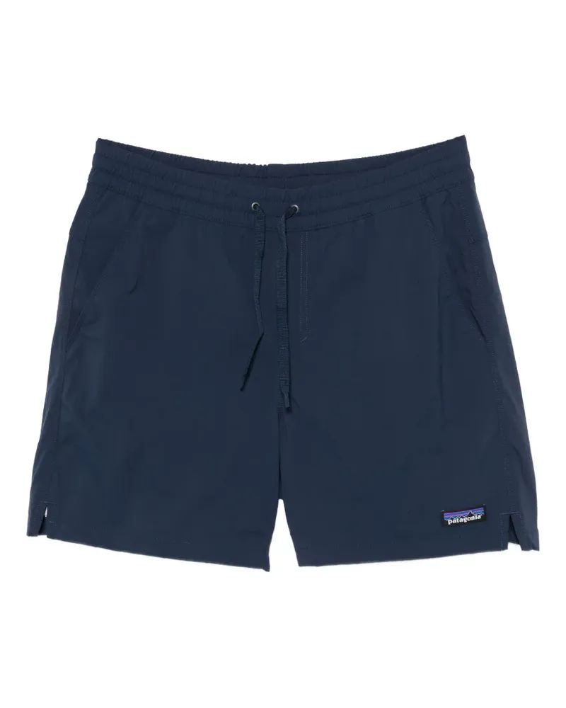 Patagonia Shorts mit Logo - Blau Blau