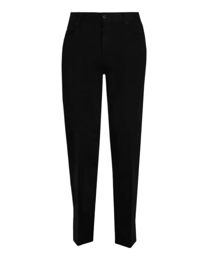 Emporio Armani J76 Hose im Five-Pocket-Design - Schwarz Schwarz
