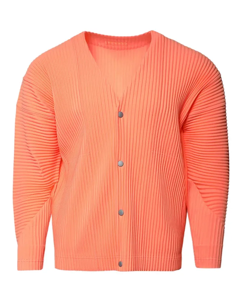 Issey Miyake Cardigan mit V-Ausschnitt - Orange Orange