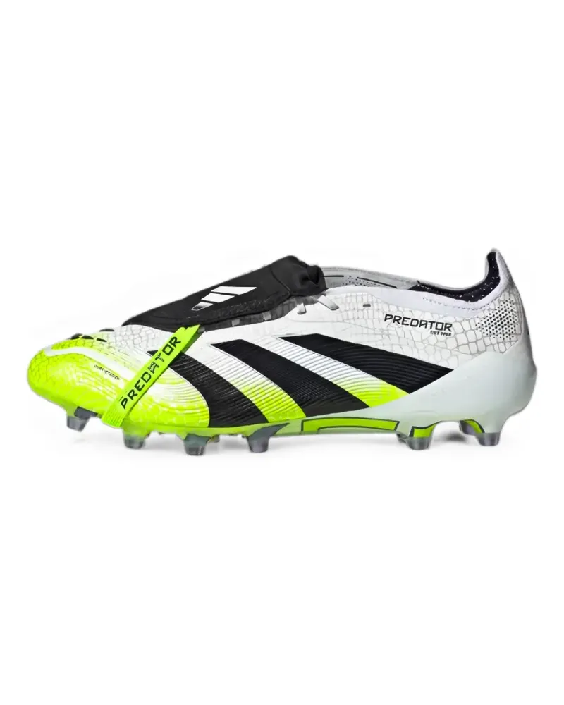 adidas Predator Elite Fußballschuhe mit umgeschlagener Zunge - Weiß Weiß