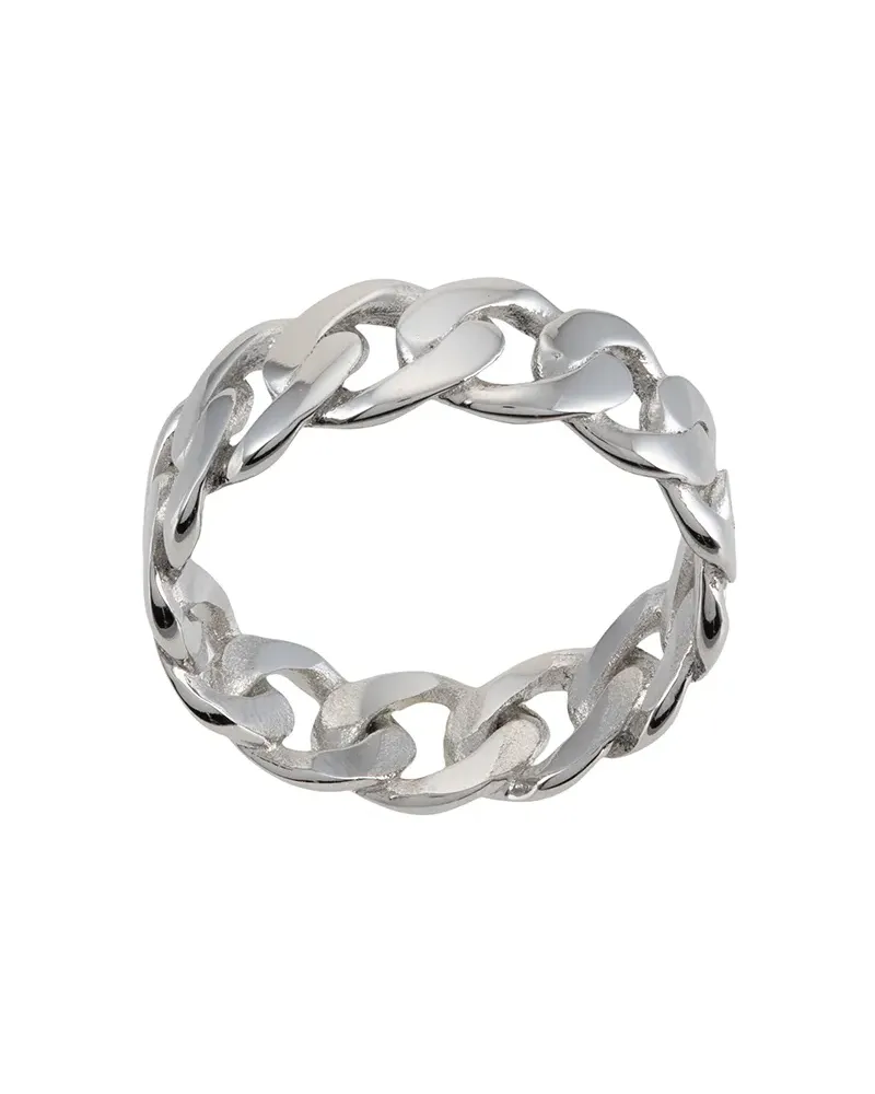 Nialaya Ring im Kettendesign - Silber Silber