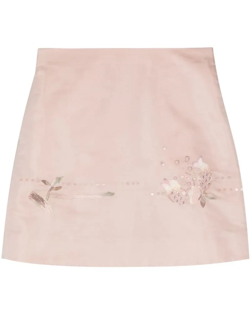 SHIATZY CHEN Minirock aus Seide - Rosa Rosa