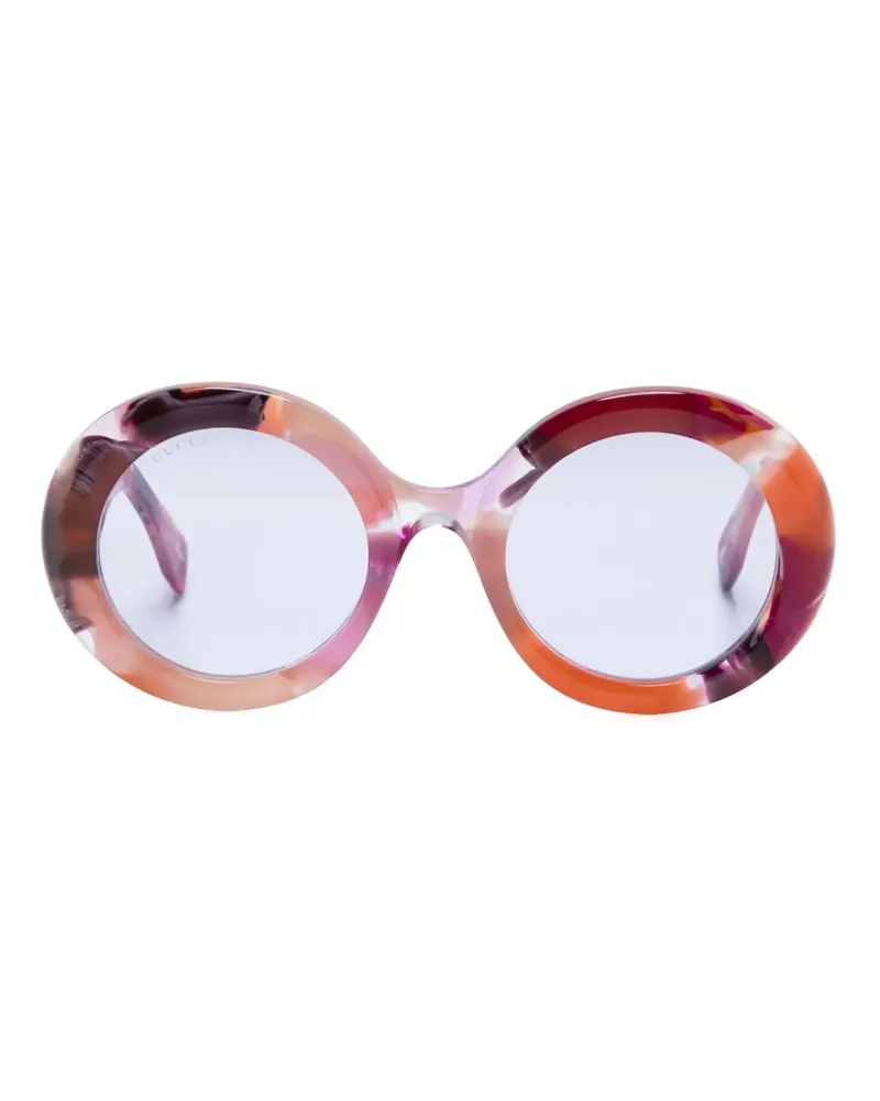 Gucci Sonnenbrille mit rundem Gestell - Violett Violett