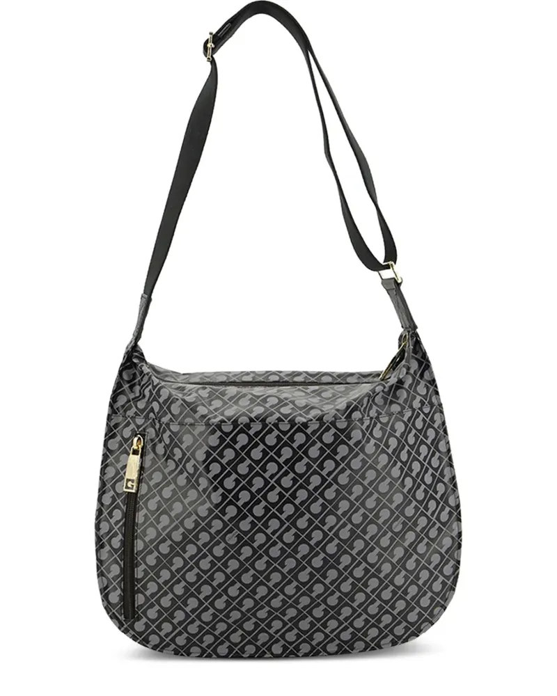 Gherardini Schultertasche mit Monogramm - Grau Grau
