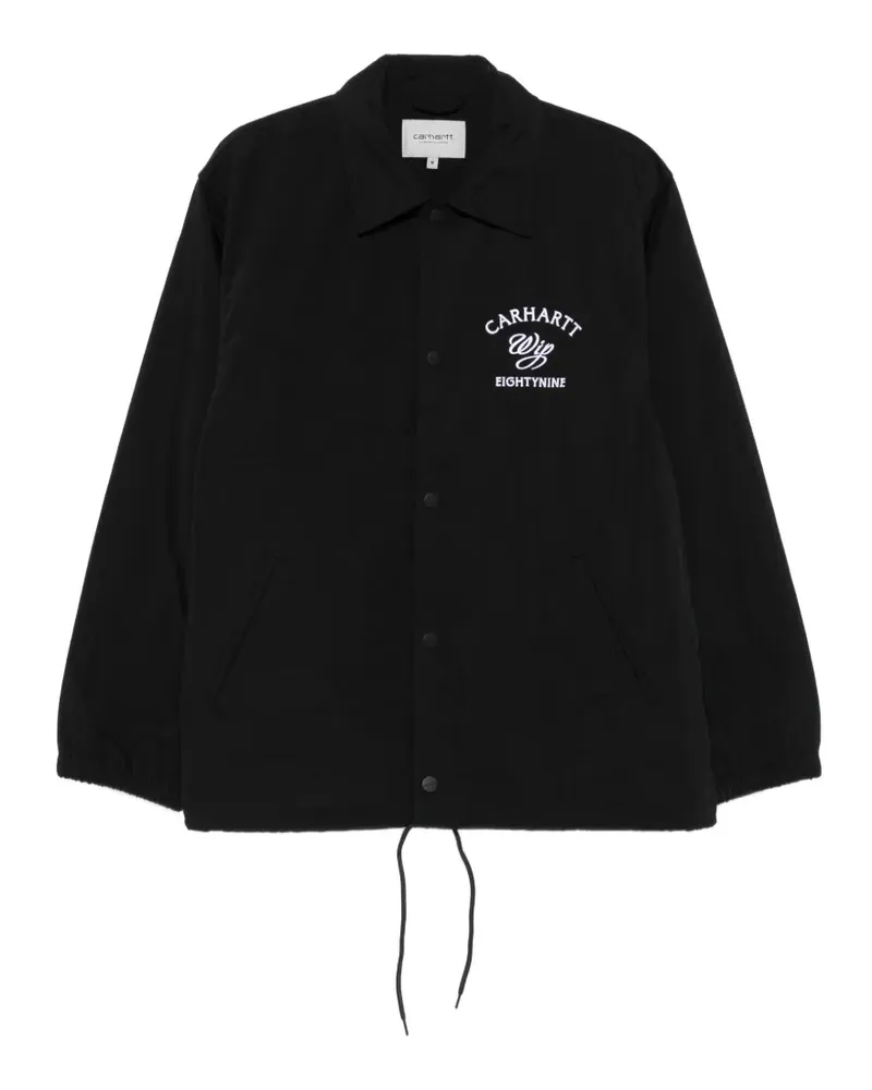 Carhartt WIP logo-print jacket - Schwarz Schwarz