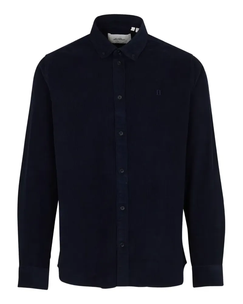 LES DEUX corduroy button-down shirt - Blau Blau
