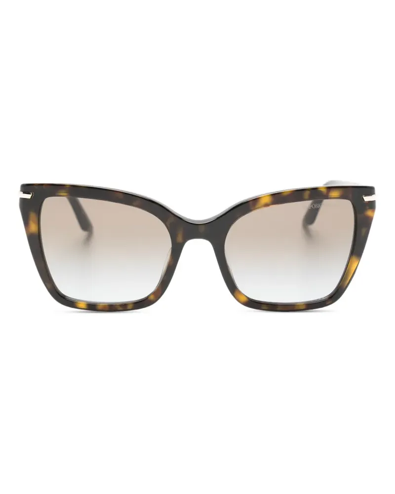Emporio Armani Cat-Eye-Sonnenbrille - Braun Braun