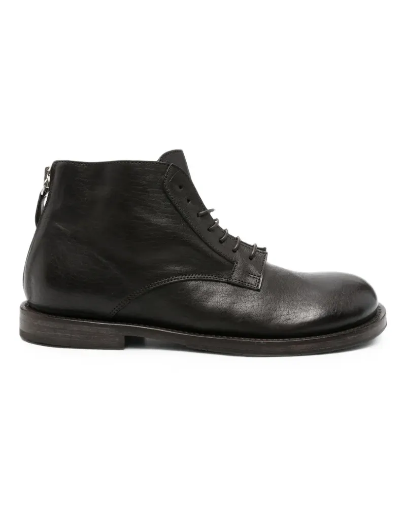 Moma lace-up rear-zip boots - Braun Braun