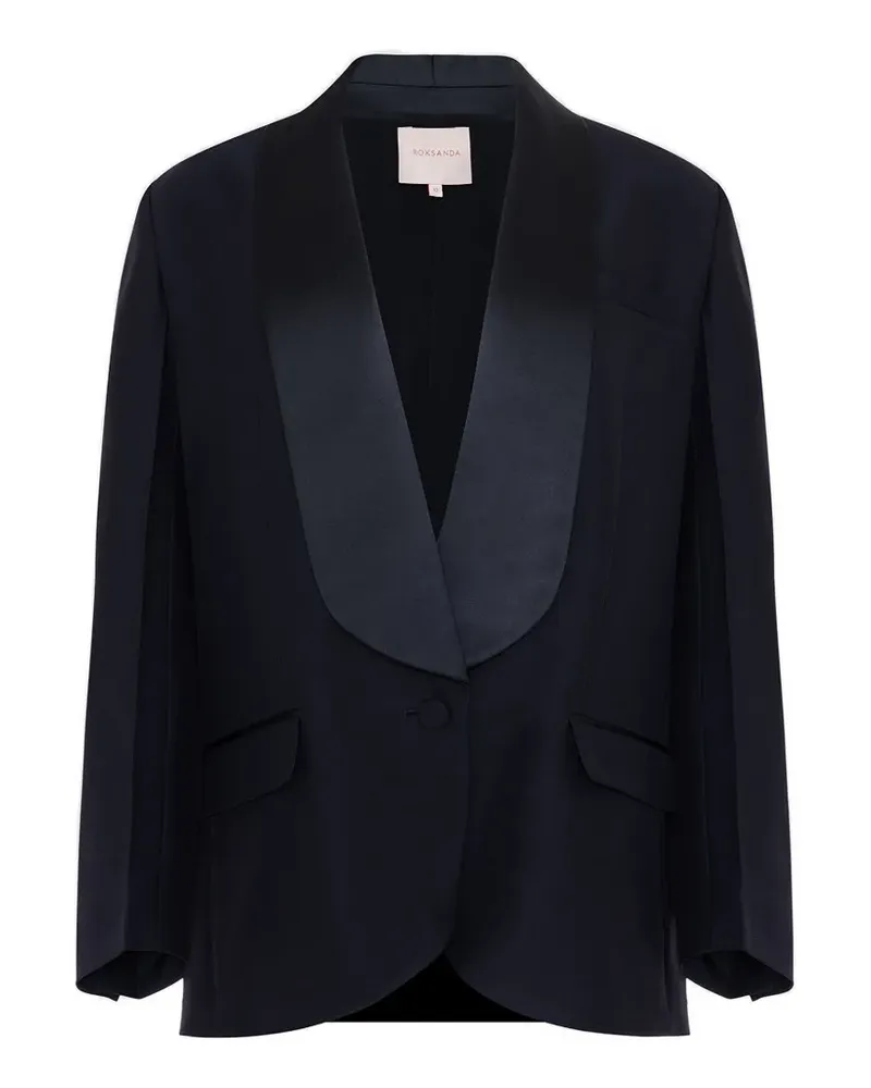 Roksanda Ilincic Hidi shawl-lapels jacket - Schwarz Schwarz