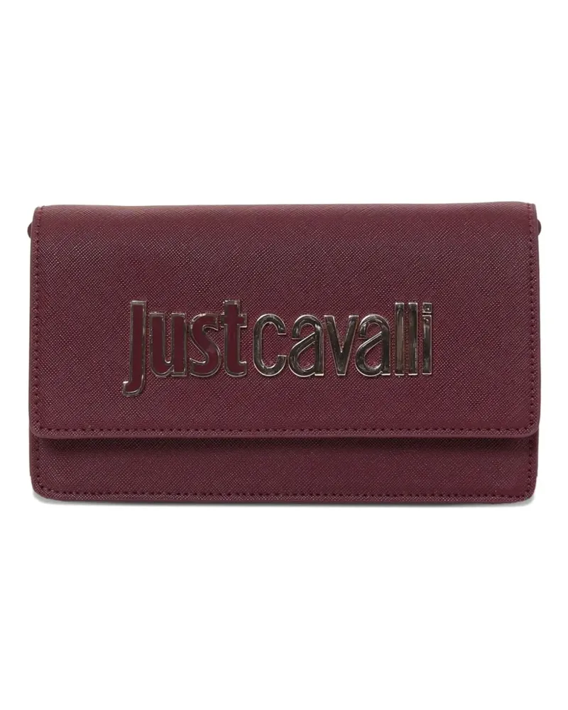 Just Cavalli Clutch mit Logo-Schild - Rot Rot