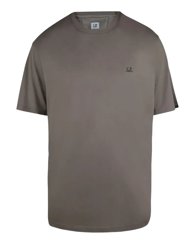 C.P. Company T-Shirt mit Goggle-Detail - Braun Braun