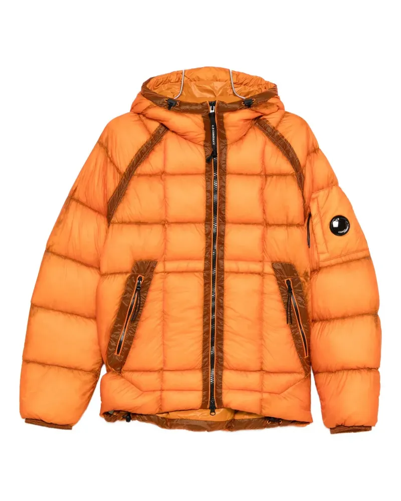 C.P. Company quilted hooded jacket - Orange Orange