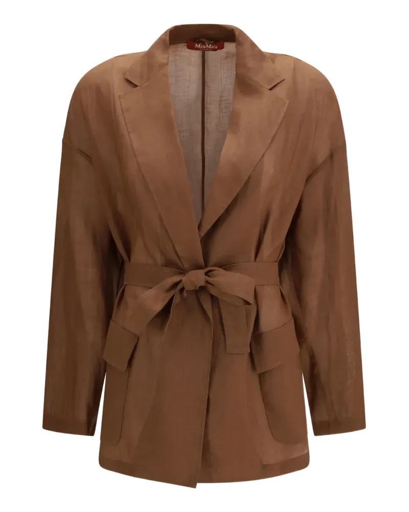 Max Mara belted jacket - Braun Braun