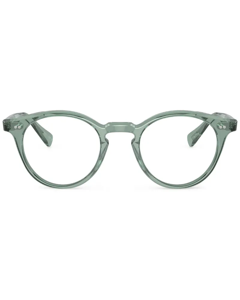 Oliver Peoples Brille mit rundem Gestell - Grün Grün