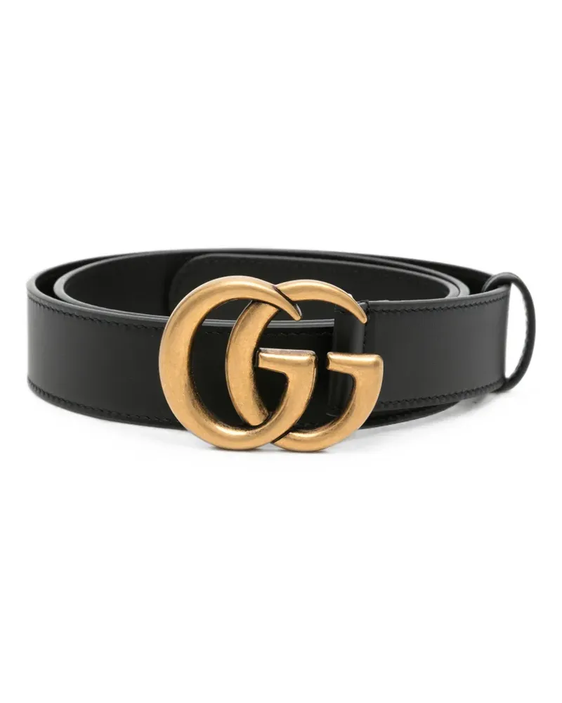 Gucci GG Marmont Gürtel - Schwarz Schwarz