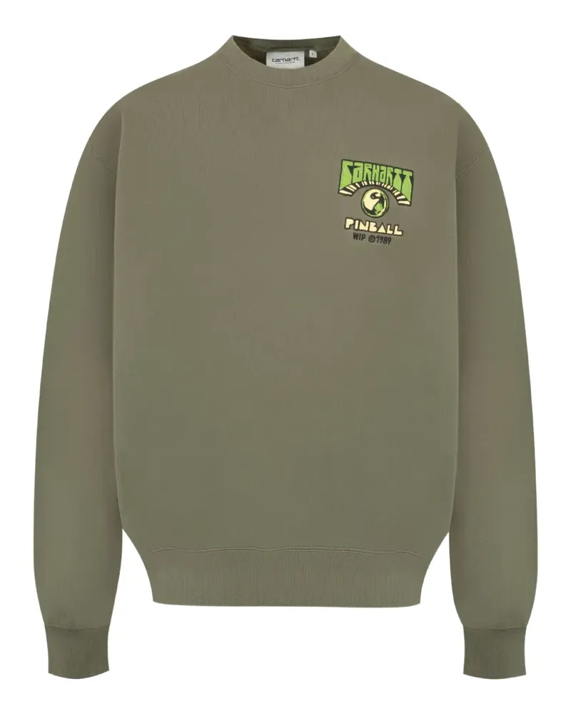 Carhartt WIP Pinball Pullover mit Logo-Print - Grün Grün