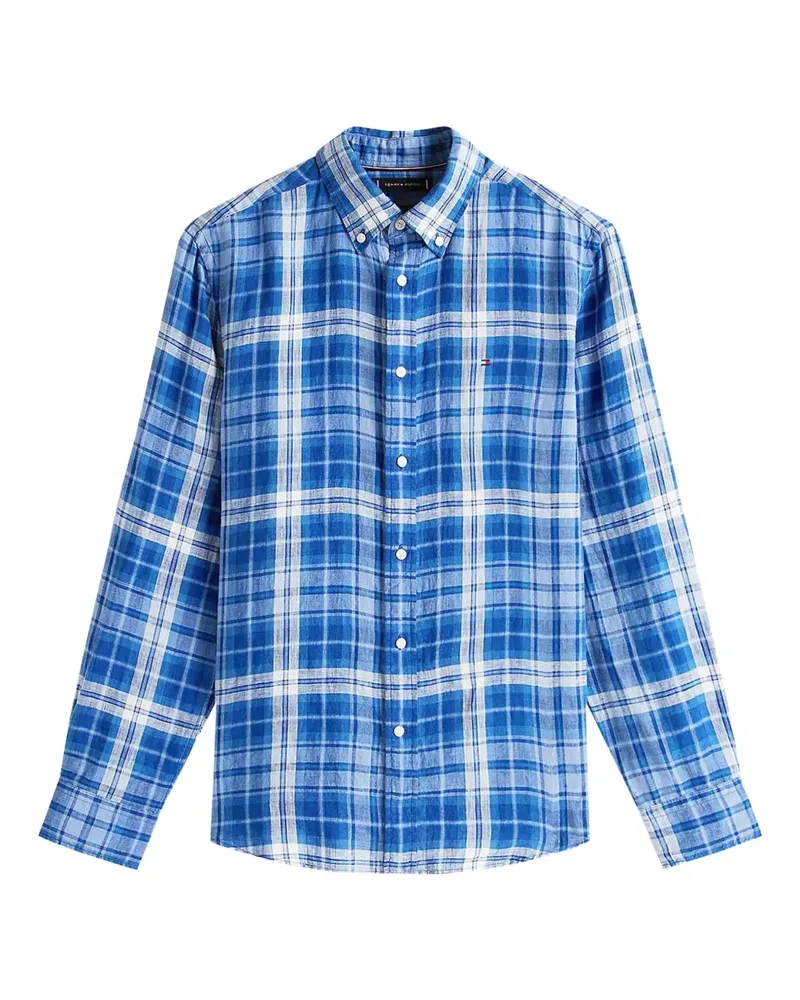 Tommy Hilfiger Hemd aus Leinen - Blau Blau