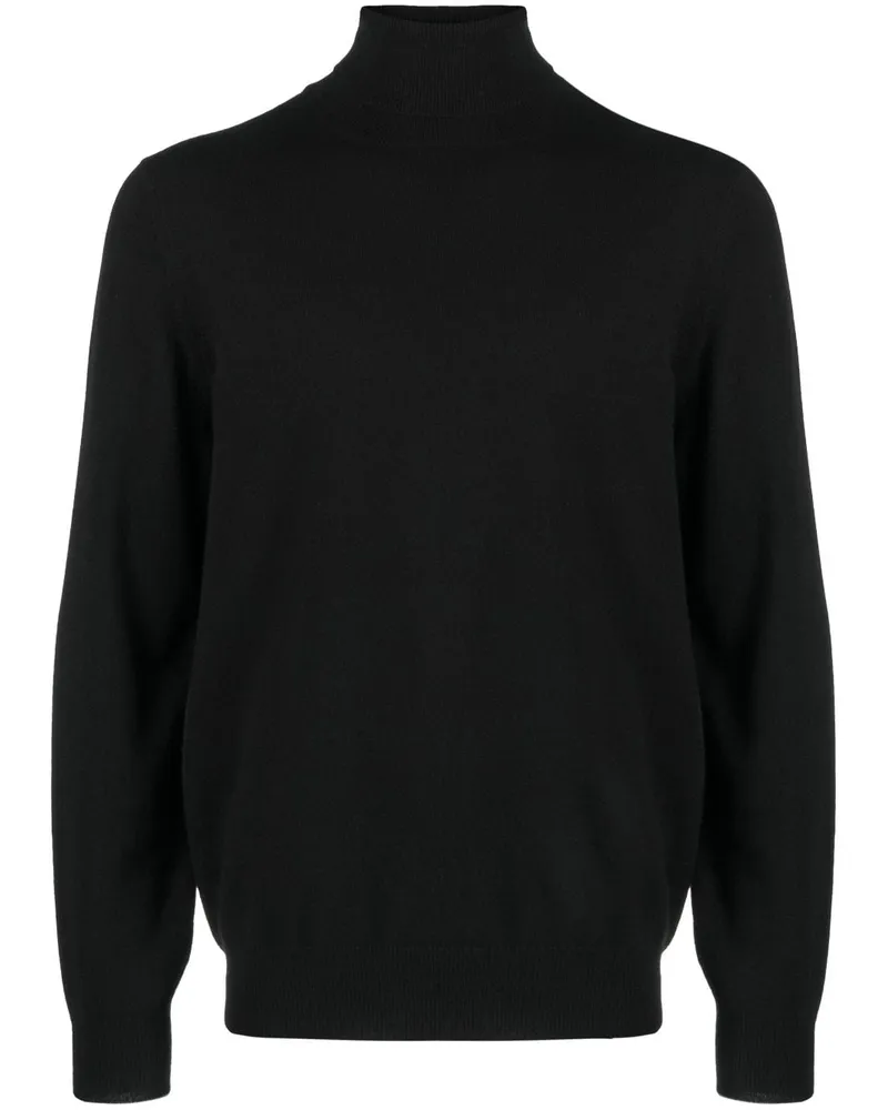 Brunello Cucinelli Kaschmirpullover mit Rollkragen - Schwarz Schwarz