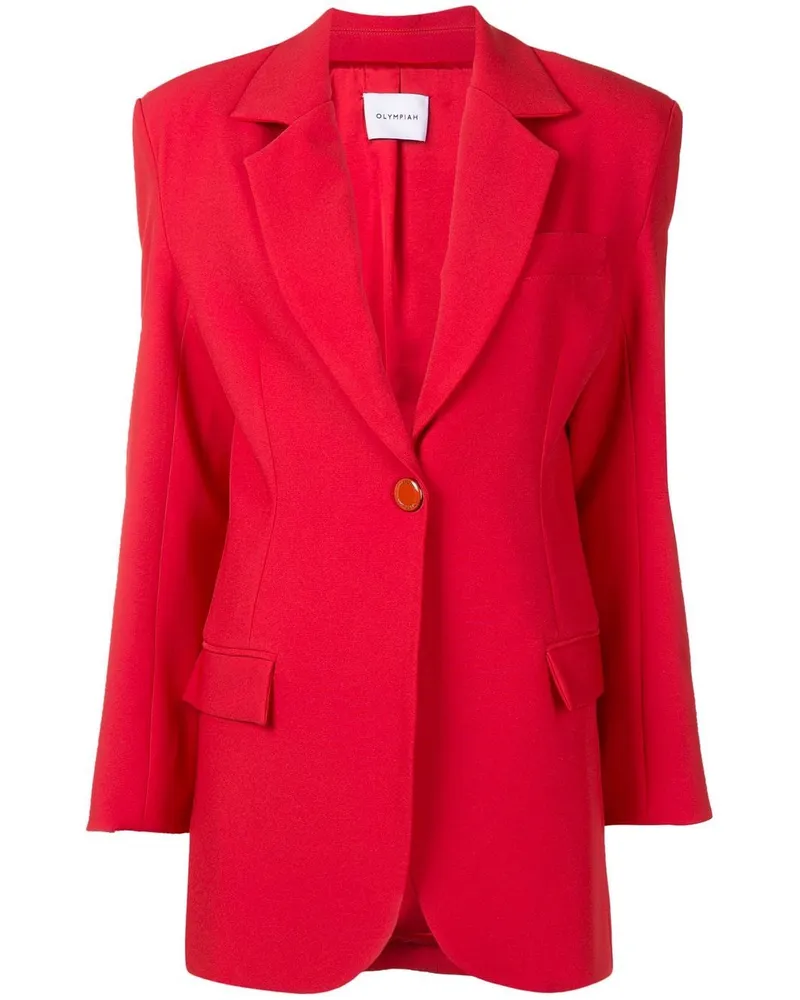 OLYMPIAH Einreihiger Blazer - Rot Rot