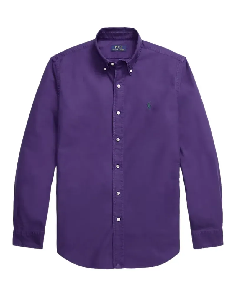 Ralph Lauren Stückgefärbtes Oxford-Hemd - Violett Violett