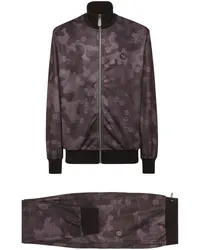 Philipp Plein Jogginganzug mit Camouflage-Monogramm Schwarz