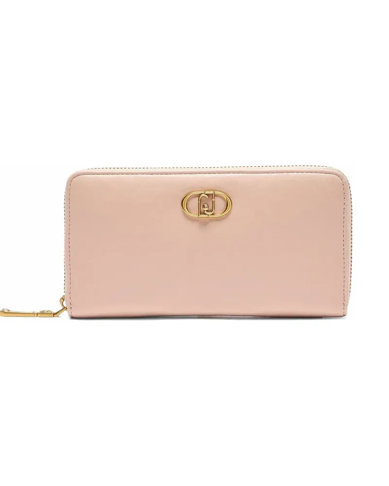 Liu Jo Portemonnaie mit Logo-Schild - Rosa Rosa