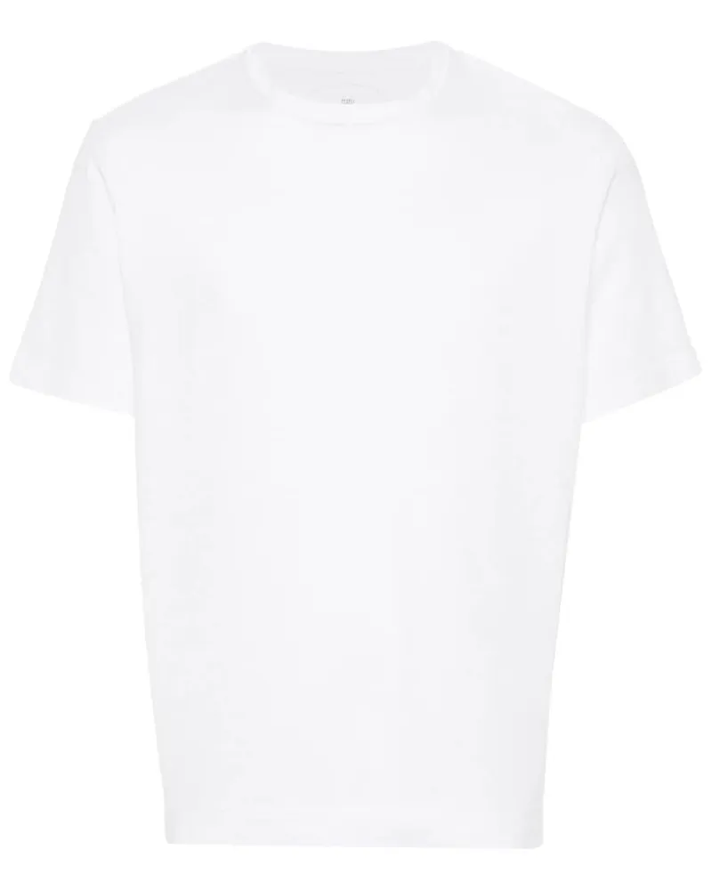Fedeli T-Shirt mit Rundhalsausschnitt - Weiß Weiß
