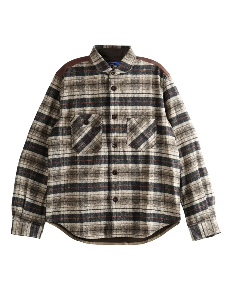 Junya Watanabe Hemd mit Karomuster - Nude Nude