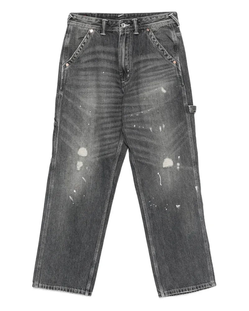 Evisu Jeans im Carpenter-Style - Grau Grau