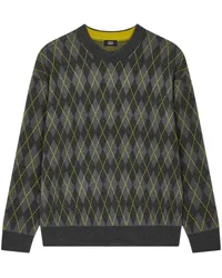 STUDIO TOMBOY Pullover mit Argyle-Muster Grau