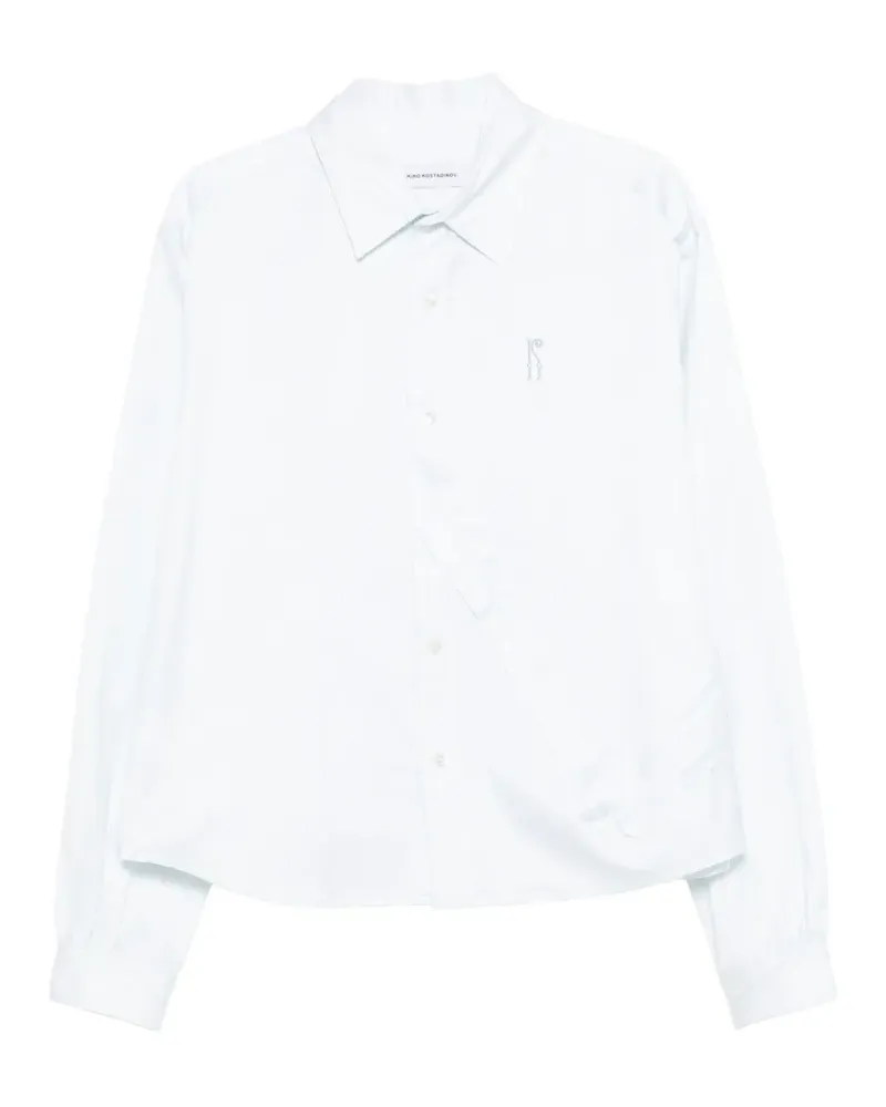 KIKO KOSTADINOV striped shirt - Weiß Weiß