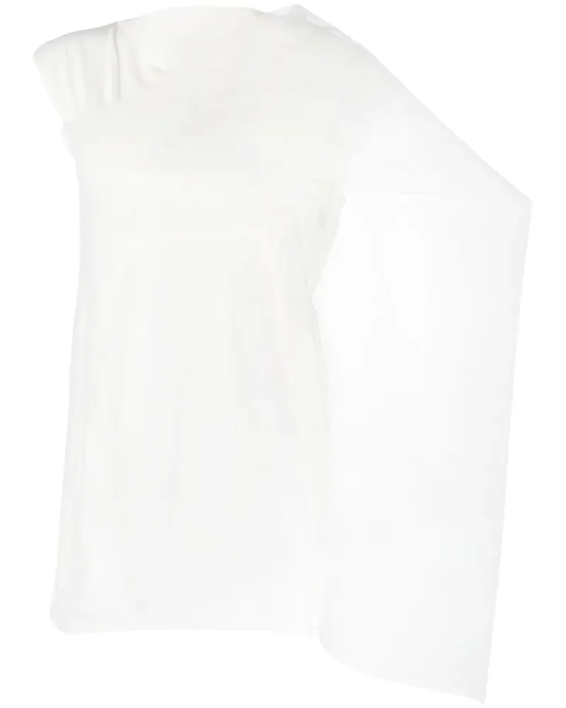 Rick Owens Bluse mit Schaldetail - Weiß Weiß
