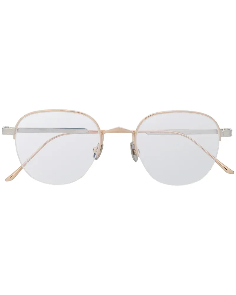 Cartier Brille mit ovalem Gestell - Gold Gold