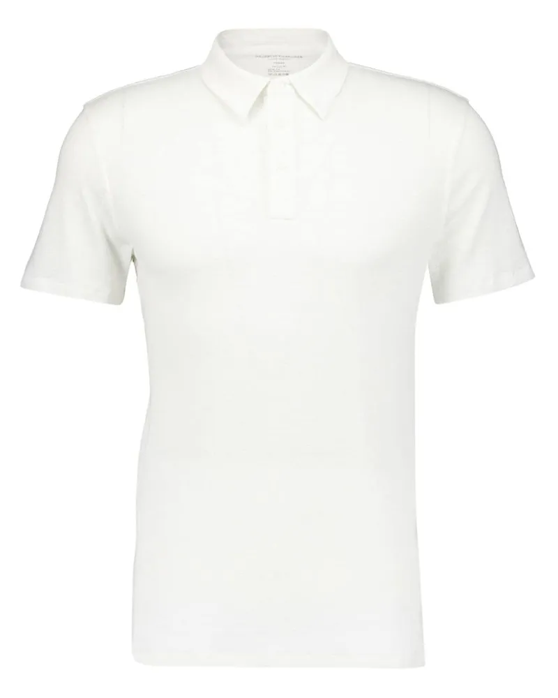Majestic Kurzärmeliges Poloshirt - Weiß Weiß