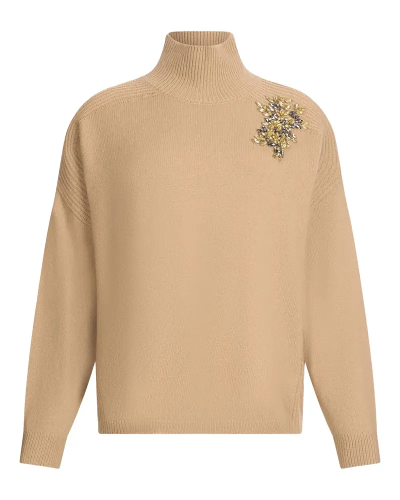 Liu Jo Verzierter Pullover - Braun Braun
