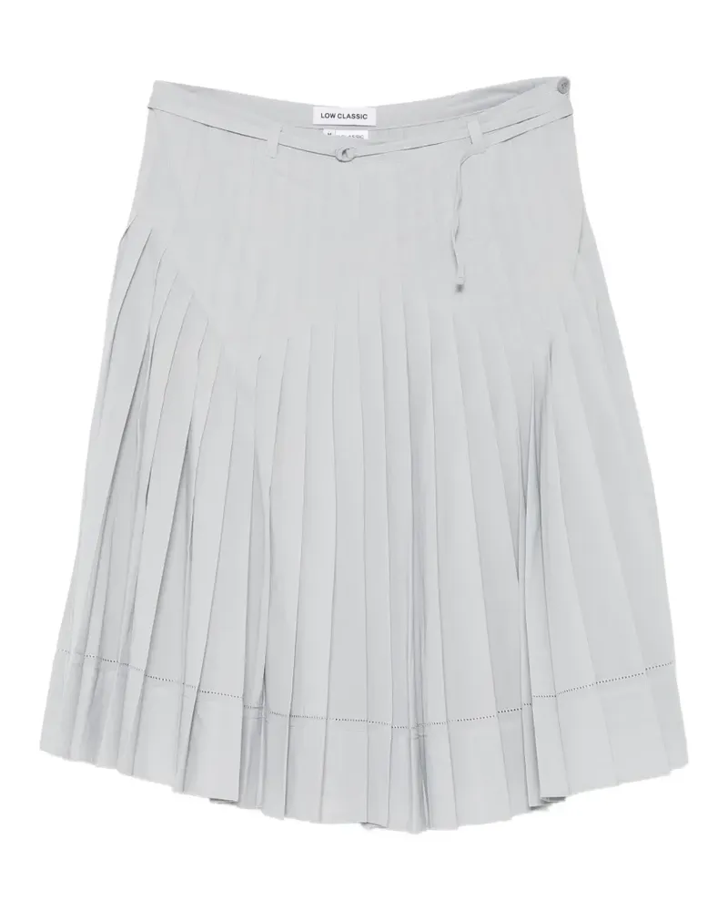 LOW CLASSIC pleated midi skirt - Blau Blau