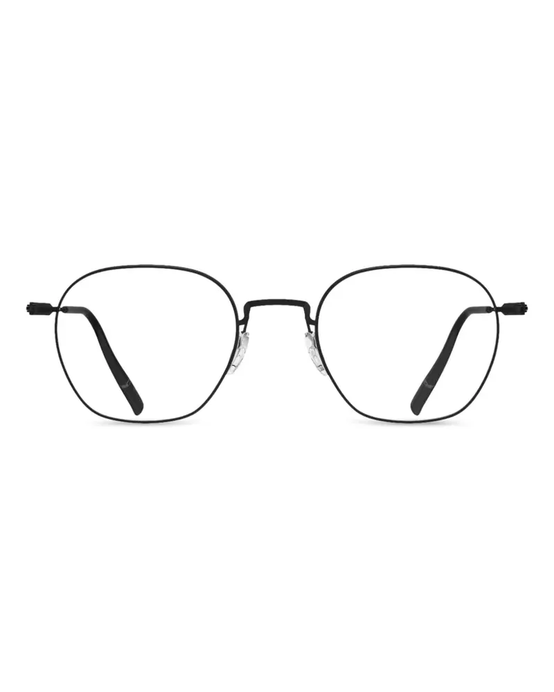 Silhouette Pure Visionary geometric-frame glasses - Schwarz Schwarz